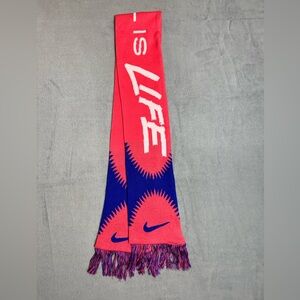 Nike AFC Richmond Ted Lasso Scarf Football Is Life Swoosh Blue/Pink/White Logo